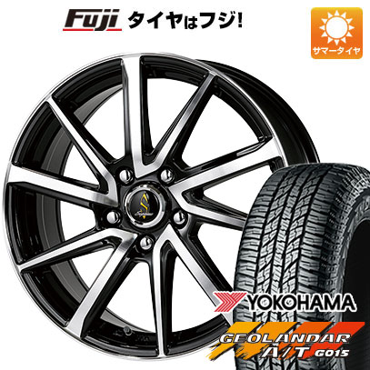 クーポン配布中 【新品国産5穴114.3車】 夏タイヤ ホイール4本セット 225/60R18 ヨコハマ ジオランダー A/T G015 RBL タカイチ セプティモGO1プラス 18インチ :fuji 1341 117203 31742 31742:フジコーポレーション