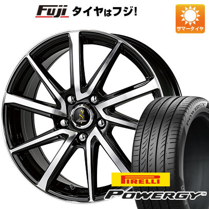 クーポン配布中 【新品国産5穴100車】 夏タイヤ ホイール４本セット 205/50R17 ピレリ パワジー タカイチ セプティモG01プラス ブラックポリッシュ 17インチ :fuji 1671 117201 38262 38262:フジコーポレーション