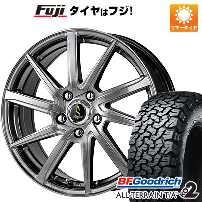 【新品国産5穴114.3車】 夏タイヤ ホイール4本セット 225/65R17 BFグッドリッチ オールテレーンT/A KO2 RBL タカイチ セプティモGO1プラス 17インチ :fuji 2182 117187 23750 23750:フジコーポレーション