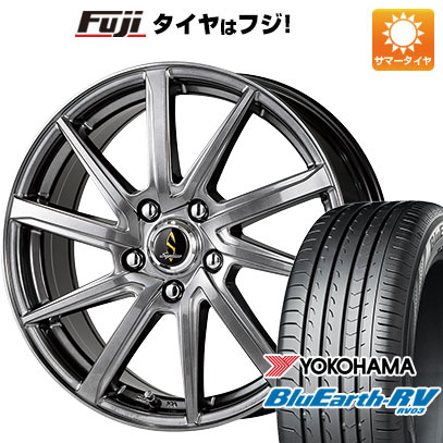 【パンク保証付】【新品国産5穴100車】 夏タイヤ ホイール4本セット 205/50R17 ヨコハマ ブルーアース RV 03 タカイチ セプティモGO1プラス 17インチ :fuji 1671 117187 39075 39075:フジコーポレーション