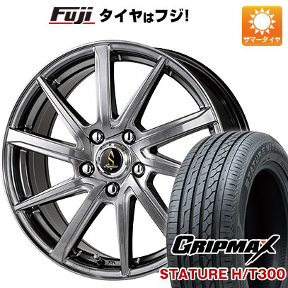 【新品国産5穴114.3車】 夏タイヤ ホイール4本セット 235/55R18 グリップマックス スタチャー H/T300 BSW（限定） タカイチ セプティモGO1プラス 18インチ :fuji 1303 117189 40205 40205:フジコーポレーション