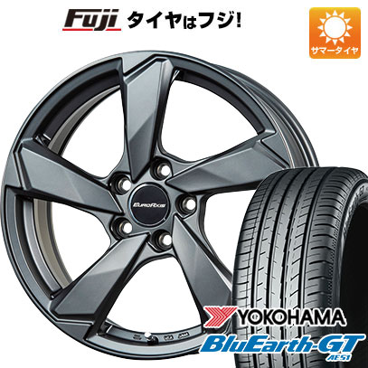 【新品】輸入車用 アウディ フォルクスワーゲン 夏タイヤ ホイール4本セット 225/40R19 ヨコハマ ブルーアース GT AE51 ユーロアクシス クロスエッジ 19インチ :fuji 6662 117122 28527 28527:フジコーポレーション