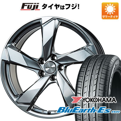 【新品】輸入車用 アウディ フォルクスワーゲン 夏タイヤ ホイール4本セット 225/45R18 ヨコハマ ブルーアース ES32 ユーロアクシス クロスエッジ 18インチ :fuji 7741 117157 35469 35469:フジコーポレーション