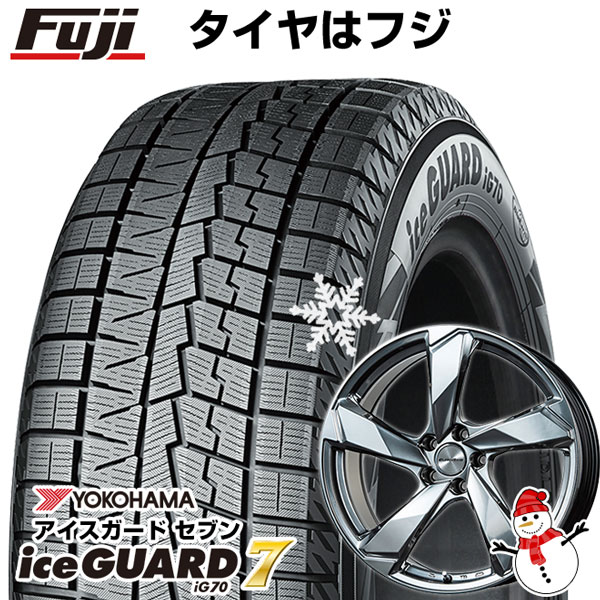 【パンク保証付】【新品】輸入車用 ボルボ（XC60） スタッドレスタイヤ ホイール4本セット 235/60R18 アイスガード7 ユーロアクシス クロスエッジ 18インチ : fuji 17382 117154 38396 38396 : フジコーポレーション