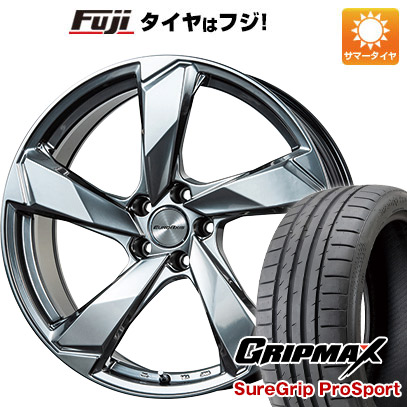 【新品】輸入車用 アウディ ワーゲン 夏タイヤ ホイール4本セット 225/40R19 グリップマックス PRO SPORTS BSW（限定） ユーロアクシス クロスエッジ 19インチ :fuji 6662 117163 38315 38315:フジコーポレーション