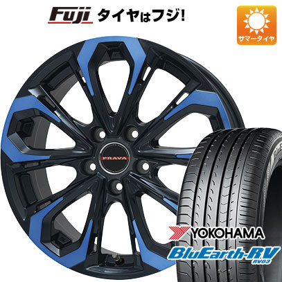 【パンク保証付】【新品国産5穴114.3車】 夏タイヤ ホイール4本セット 215/45R18 ヨコハマ ブルーアース RV 03 ビッグウエイ LEYSEEN プラバ5X 18インチ :fuji 1130 118961 36867 36867:フジコーポレーション