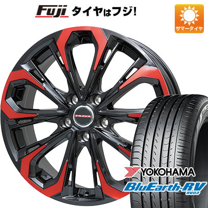 【パンク保証付】【新品国産5穴114.3車】 夏タイヤ ホイール4本セット 215/45R18 ヨコハマ ブルーアース RV 03 ビッグウエイ LEYSEEN プラバ5X 18インチ :fuji 1130 118962 36867 36867:フジコーポレーション