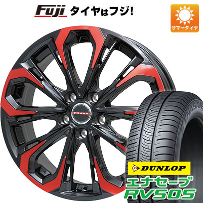 【新品国産5穴114.3車】 夏タイヤ ホイール4本セット 215/55R17 ダンロップ エナセーブ RV505 ビッグウエイ LEYSEEN プラバ5X 17インチ｜fujicorporation