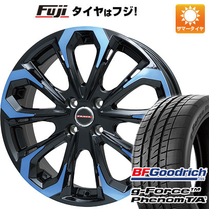 【新品国産4穴100車】 夏タイヤ ホイール４本セット 205/45R17 BFグッドリッチ(フジ専売) g FORCE フェノム T/A ビッグウエイ LEYSEEN プラバ5X 17インチ :fuji 1669 118957 41269 41269:フジコーポレーション