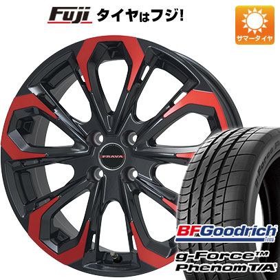 【新品国産4穴100車】 夏タイヤ ホイール４本セット 205/45R17 BFグッドリッチ(フジ専売) g FORCE フェノム T/A ビッグウエイ LEYSEEN プラバ5X 17インチ :fuji 1669 118958 41269 41269:フジコーポレーション