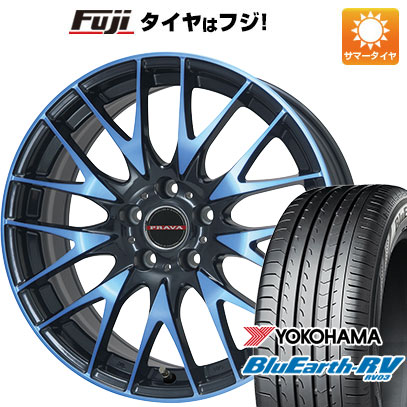 【パンク保証付】【新品国産5穴114.3車】 夏タイヤ ホイール4本セット 205/50R17 ヨコハマ ブルーアース RV 03 ビッグウエイ LEYSEEN プラバ9M 17インチ :fuji 1672 118944 39075 39075:フジコーポレーション