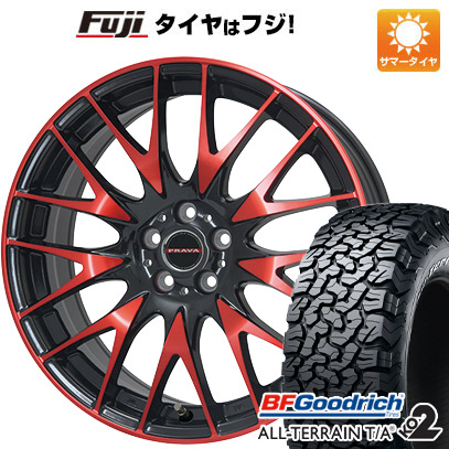 【新品国産5穴114.3車】 夏タイヤ ホイール4本セット 225/65R17 BFグッドリッチ オールテレーンT/A KO2 RBL ビッグウエイ LEYSEEN プラバ9M 17インチ :fuji 2182 118947 23750 23750:フジコーポレーション