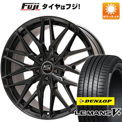 【新品国産車用 5穴114.3車】 夏タイヤ ホイール4本セット 245/45R19 ダンロップ ルマン V+(ファイブプラス) MSW by OZ Racing MSW 50(グロスブラック) 19インチ