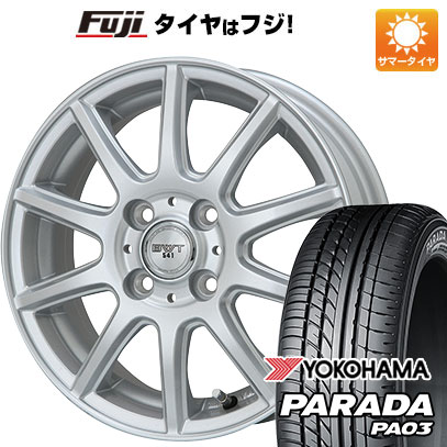 クーポン配布中 【新品 軽自動車】夏タイヤ ホイール4本セット 165/55R14 ヨコハマ PARADA PA03 ブラックレター 95/93N ビッグウエイ BWT 541 14インチ :fuji 21721 127093 31695 31695:フジコーポレーション