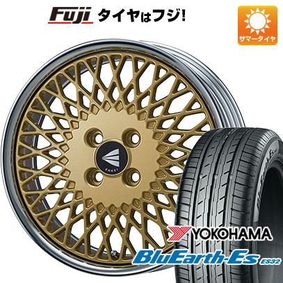 【新品国産4穴100車】 夏タイヤ ホイール４本セット 205/40R17 ヨコハマ ブルーアース ES32 エンケイ ネオクラシック メッシュ4 ネオ 17インチ｜fujicorporation