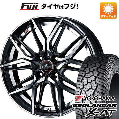 クーポン配布中 【新品 軽自動車】ハスラー 夏タイヤ ホイール4本セット 165/60R15 ヨコハマ ジオランダー X AT G016 ウェッズ レオニス LM 15インチ :fuji 21761 136843 39666 39666:フジコーポレーション