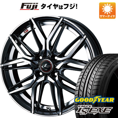 【新品国産4穴100車】 夏タイヤ ホイール4本セット 175/60R16 グッドイヤー イーグル エルエス エグゼ(限定) ウェッズ レオニス LM 16インチ :fuji 2321 136849 31591 31591:フジコーポレーション