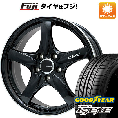 【新品国産5穴114.3車】 夏タイヤ ホイール4本セット 225/55R17 グッドイヤー イーグル エルエス エグゼ(限定) レアマイスター CS V 17インチ :fuji 1861 128674 32119 32119:フジコーポレーション