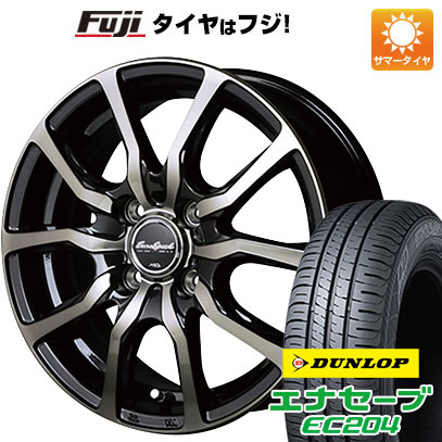 【新品 軽自動車】夏タイヤ ホイール4本セット 155/65R13 ダンロップ エナセーブ EC204 MID ユーロスピード D.C.52 13インチ｜fujicorporation