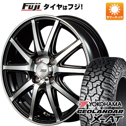 【新品 軽自動車】夏タイヤ ホイール4本セット 165/60R15 ヨコハマ ジオランダー X AT G016 MID ファイナルスピード GR ガンマ ブラックポリッシュ 15インチ :fuji 21761 132533 39666 39666:フジコーポレーション