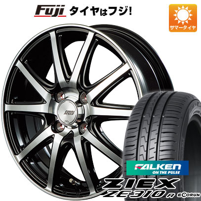 【新品国産4穴100車】 夏タイヤ ホイール4本セット 195/50R16 ファルケン ジークス ZE310R エコラン（限定） MID ファイナルスピード GR-ガンマ 16インチ｜fujicorporation