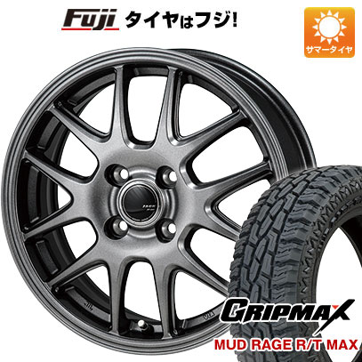 新品 N BOX タント スペーシア 夏タイヤ ホイール４本セット 155/65R14 グリップマックス マッドレイジR/T MAX RBL(限定) モンツァ ZACK JP 205 14インチ :fuji 21721 151402 33228 33228:フジコーポレーション