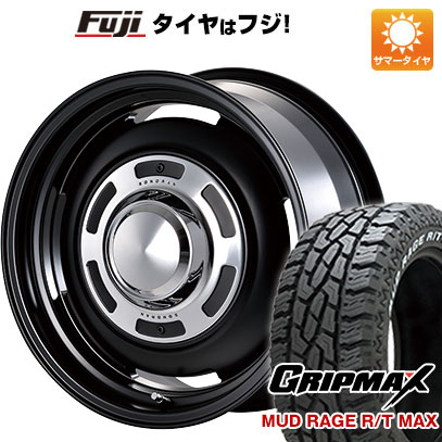 【新品 軽自動車】軽トラ 夏タイヤ ホイール4本セット 145R14C グリップマックス マッドレイジR/T MAX 85/83Q RWL(限定) モーターファーム ソノーラ 14インチ :fuji 27501 120903 33227 33227:フジコーポレーション