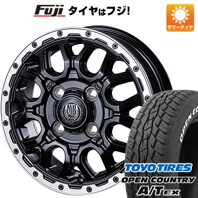 【新品】ライズ/ロッキー（ガソリン） 夏タイヤ ホイール4本セット 195/65R16 トーヨー オープンカントリー A/T EX インターミラノ MUD BAHN XR 800M 16インチ :fuji 21101 128045 34401 34401:フジコーポレーション