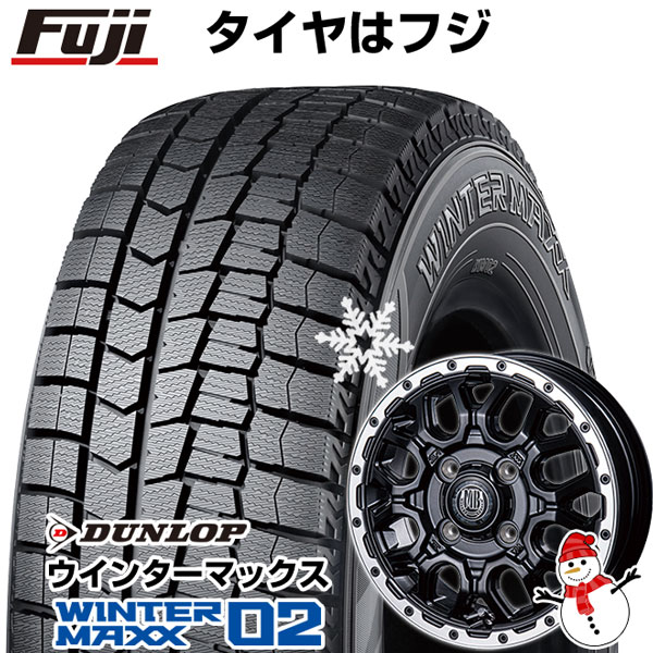 【新品 軽自動車】 ハスラー スタッドレスタイヤ ホイール4本セット 165/65R14 ウインターマックス 02 WM02 MUD BAHN XR-800M 14インチ ※コンパクトカー不可