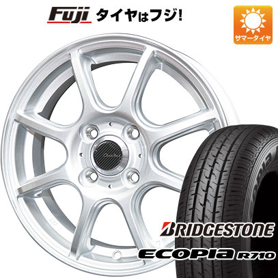 【新品 軽自動車】軽トラ 軽バン 夏タイヤ ホイール4本セット 145/80R12 ブリヂストン エコピア R710 80/78N(限定) テクノピア カリテス S315 12インチ :fuji 21681 126935 27205 27205:フジコーポレーション