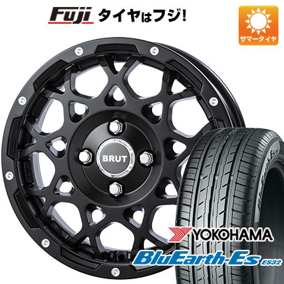 クーポン配布中 【新品 軽自動車】 夏タイヤ ホイール４本セット 155/55R14 ヨコハマ ブルーアース ES32 トライスター BRUT BR 55 14インチ :fuji 21721 151445 35523 35523:フジコーポレーション