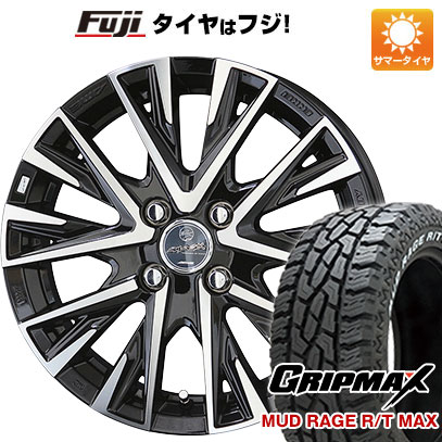 【新品】ライズ/ロッキー（ガソリン） 夏タイヤ ホイール4本セット 195/65R16 GRIPMAX マッドレイジR/T MAX RWL(限定) 共豊 スマック レジーナ 16インチ :fuji 21101 128772 32791 32791:フジコーポレーション