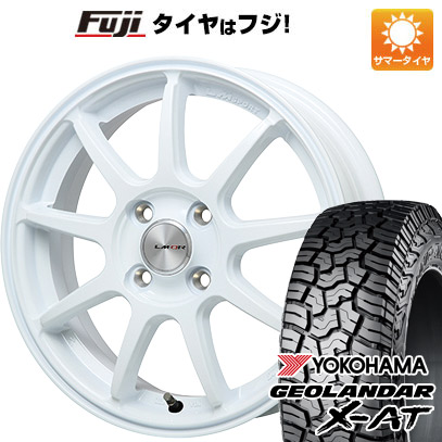 【新品 軽自動車】ハスラー 夏タイヤ ホイール4本セット 165/65R14 ヨコハマ ジオランダー X-AT G016 レアマイスター LMスポーツLM-QR 14インチ
