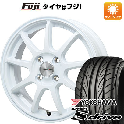 【新品 軽自動車】夏タイヤ ホイール4本セット 165/45R16 ヨコハマ DNA Sドライブ レアマイスター LMスポーツLM-QR ホワイト 16インチ