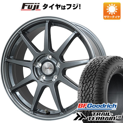 【新品国産5穴100車】 夏タイヤ ホイール4本セット 225/60R17 BFグッドリッチ トレールテレーンT/A ORBL レアマイスター LMスポーツLM-QR 17インチ｜fujicorporation