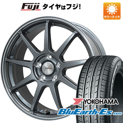 【新品国産5穴114.3車】 夏タイヤ ホイール4本セット 215/60R16 ヨコハマ ブルーアース ES32 レアマイスター LMスポーツLM-QR 16インチ｜fujicorporation