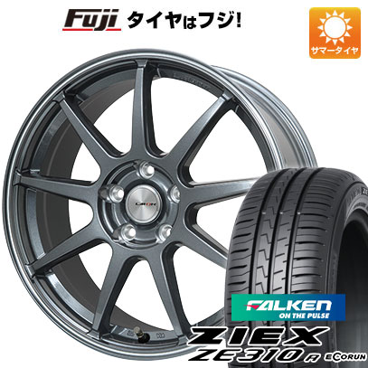 ZIEX 【新品国産車用 5穴114.3車】 夏タイヤ ホイール4本セット 225 