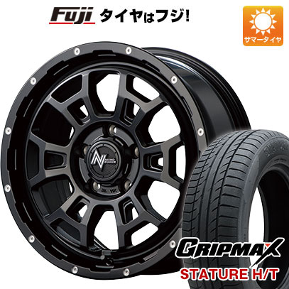 【新品国産5穴114.3車】 夏タイヤ ホイール4本セット 225/65R17 グリップマックス スタチャー H/T BSW（限定） MID ナイトロパワー H6 スラッグ 17インチ :fuji 2182 137540 38301 38301:フジコーポレーション