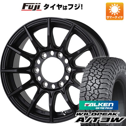 【新品】ハイエース200系 夏タイヤ ホイール4本セット 195/80R15 107/105N ファルケン ワイルドピーク A/T3W ゴジゲン ブラックマン G I 15インチ :fuji 2185 150185 35332 35332:フジコーポレーション