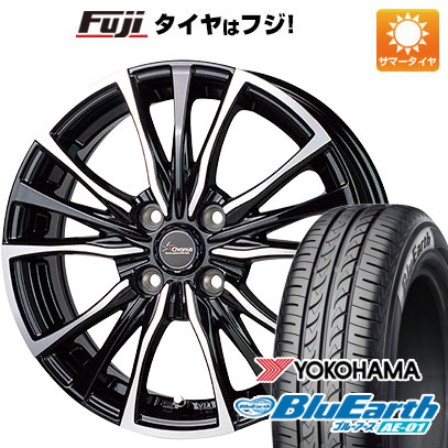 【新品 軽自動車】 夏タイヤ ホイール４本セット 155/65R13 ヨコハマ ブルーアース AE-01 ホットスタッフ クロノス CH-110 13インチ