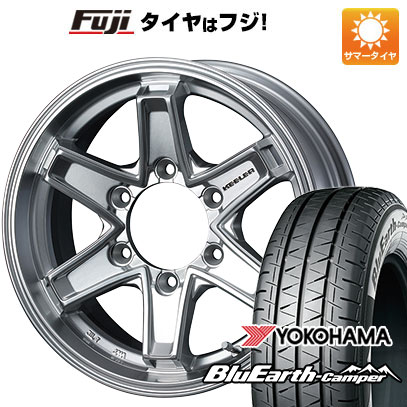 【新品】ハイエース200系 夏タイヤ ホイール4本セット 195/80R15 ヨコハマ ブルーアース キャンパー 107/105N ウェッズ キーラー タクティクス 15インチ :fuji 2185 123073 41136 41136:フジコーポレーション