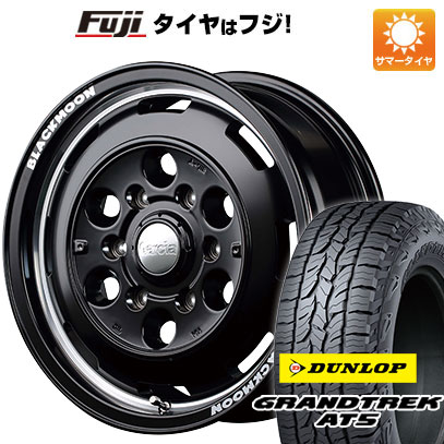 【新品国産6穴139.7車】 夏タイヤ ホイール4本セット 265/70R16 ダンロップ グラントレック AT5 MID ガルシア シスコ ブラックムーンエディション 16インチ :fuji 11802 132863 32870 32870:フジコーポレーション