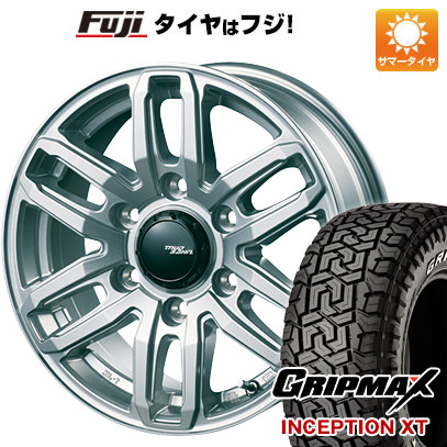 【新品国産6穴139.7車】 夏タイヤ ホイール4本セット 265/65R17 グリップマックス インセプション X/T RWL(限定) インターミラノ MUD BAHN XR-620 17インチ｜fujicorporation