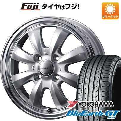 クーポン配布中 【新品国産4穴100車】 夏タイヤ ホイール４本セット 185/55R15 ヨコハマ ブルーアース GT AE51 ウェッズ グラフト 8S 15インチ :fuji 1846 150471 28573 28573:フジコーポレーション