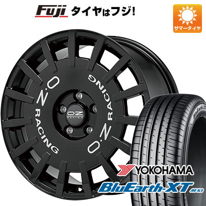 【新品国産5穴114.3車】 夏タイヤ ホイール４本セット 215/55R17 ヨコハマ ブルーアース XT AE61 OZ ラリーレーシング 17インチ｜fujicorporation