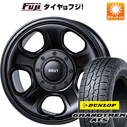 クーポン配布中 【新品国産6穴139.7車】 夏タイヤ ホイール4本セット 265/70R17 ダンロップ グラントレック AT5 トライスター BRUT BR 33 17インチ :fuji 11822 151479 41040 41040:フジコーポレーション