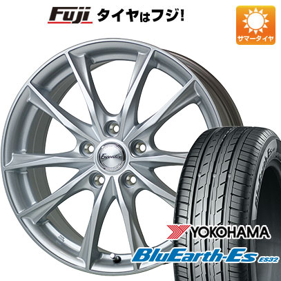 【新品国産5穴114.3車】 夏タイヤ ホイール4本セット 215/60R16 ヨコハマ ブルーアース ES32 ホットスタッフ エクシーダー E06 16インチ｜fujicorporation