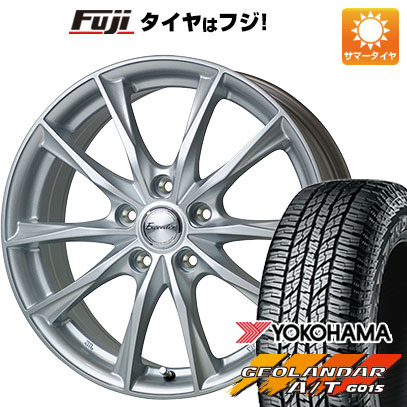 クーポン配布中 【新品国産5穴114.3車】 夏タイヤ ホイール4本セット 235/55R19 ヨコハマ ジオランダー A/T G015 RBL ホットスタッフ エクシーダー E06 19インチ :fuji 1121 150319 28522 28522:フジコーポレーション