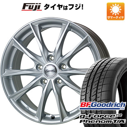 【新品国産5穴100車】 夏タイヤ ホイール４本セット 215/45R17 BFグッドリッチ(フジ専売) g-FORCE フェノム T/A ホットスタッフ エクシーダー E06 17インチ｜fujicorporation