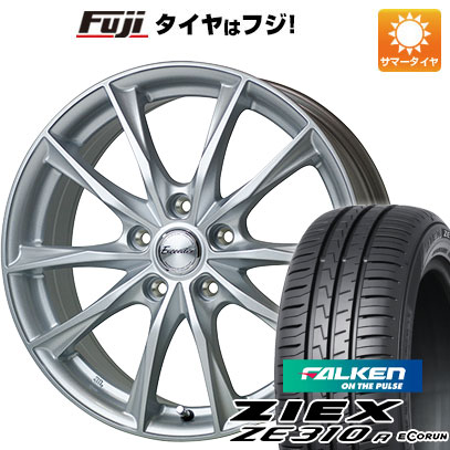 【新品国産5穴114.3車】 夏タイヤ ホイール４本セット 225/55R17 ファルケン ジークス ZE310R エコラン(限定) ホットスタッフ エクシーダー E06 17インチ｜fujicorporation